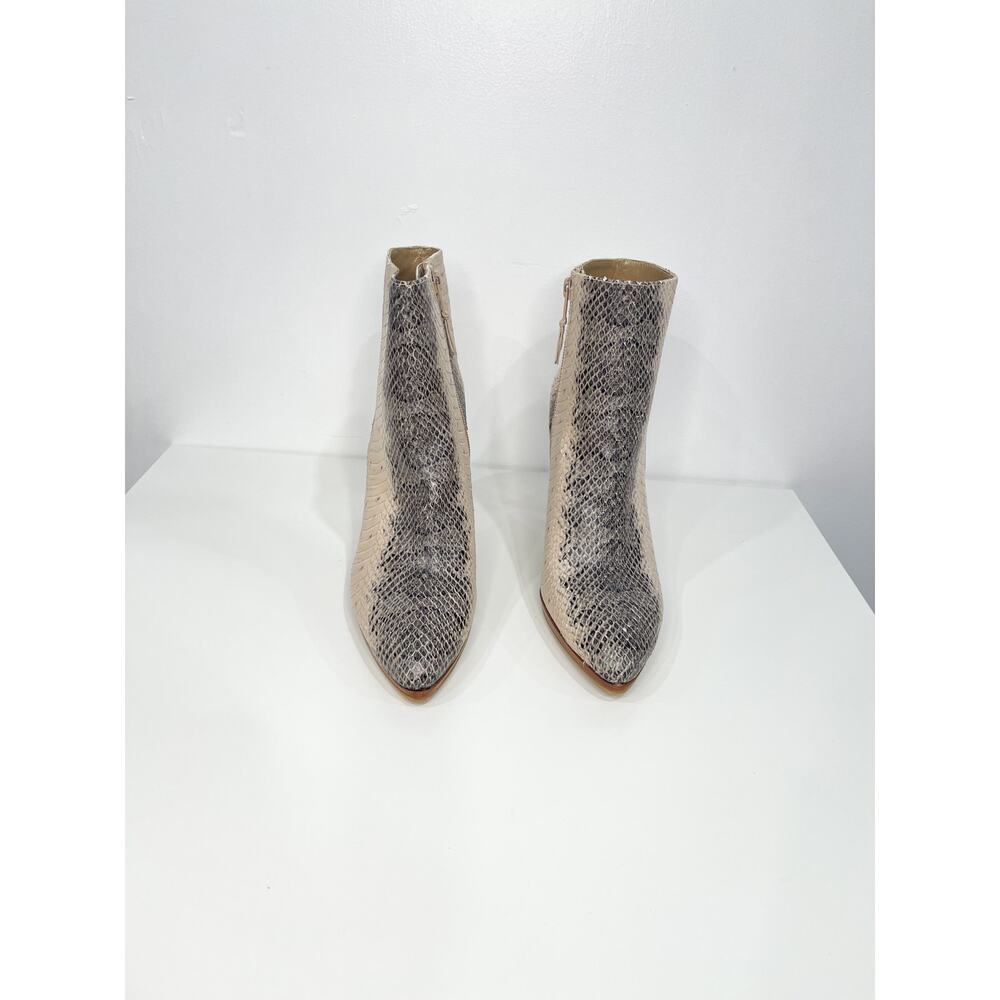 Stuart Weitzman Sideline Python Snake Animal Leat… - image 3